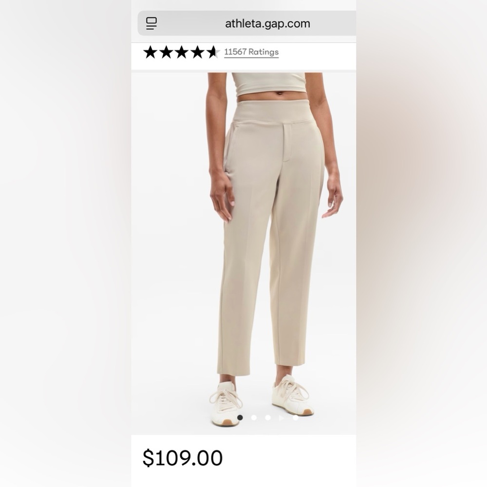Athleta endless high rise pant. NWOT